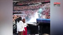 Beyoncé et Jay-Z : Michelle Obama s'ambiance lors de leur concert à Paris (Vidéo)