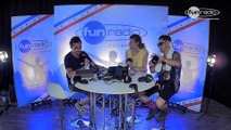 James Hype en interview dans le studio de Fun Radio à l'EMF