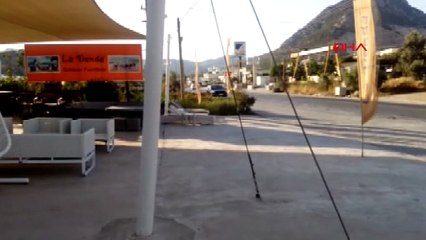 Lüks ciple gelerek 5 adet saksı çaldı