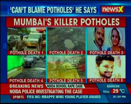 Mumbai potholes claim six lives in maximum city; mantri brushes hands off pothole deaths