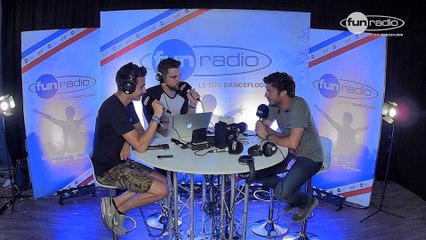 Maxime Ferrant, directeur de l'EMF en interview dans le studio de Fun Radio