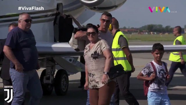 Intip Cristiano Ronaldo Tiba di Markas Juventus!