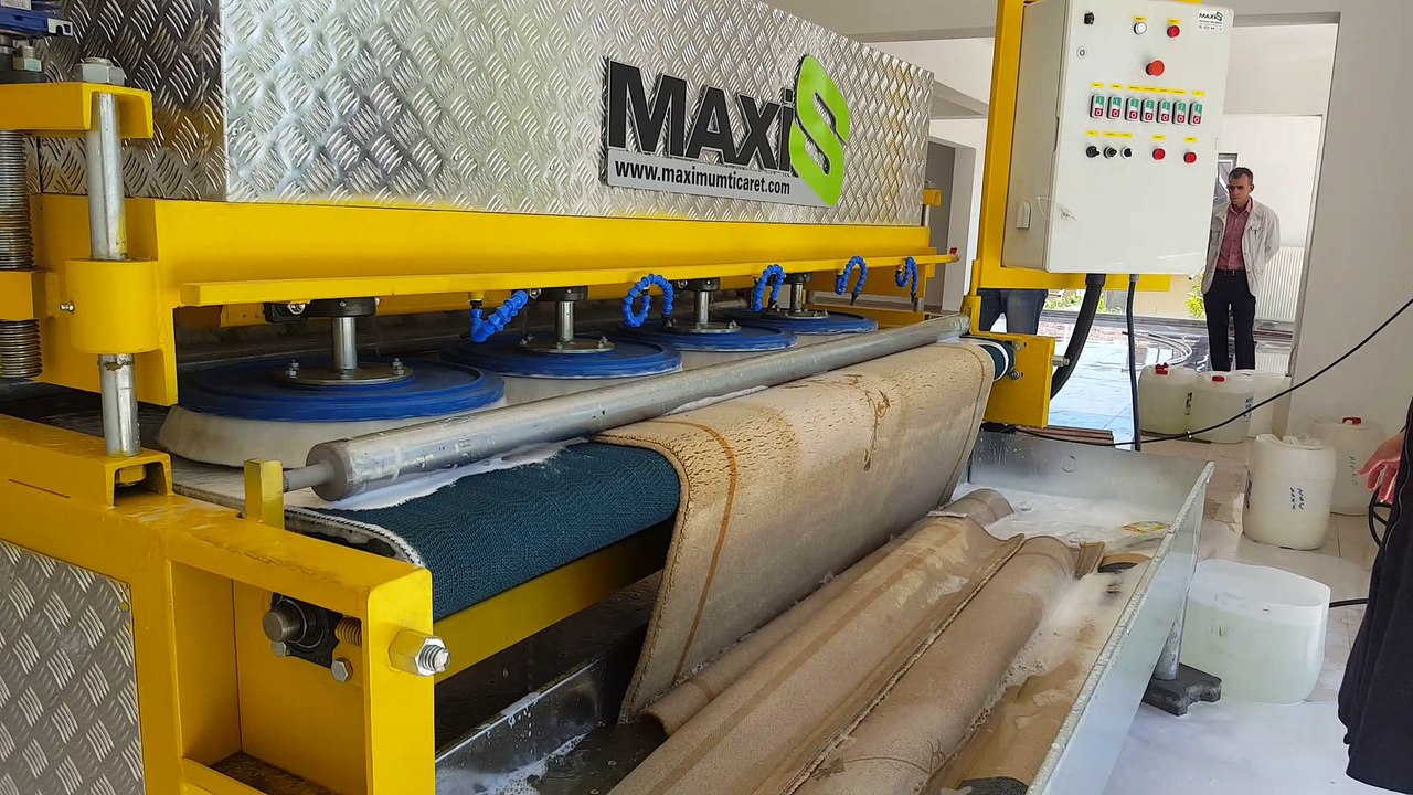tam otomatik halı yıkama makinası,halı sıkma makinası maxis
