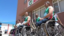 Engelli sporcular takımlarının kapatılmasına tepki gösterdi