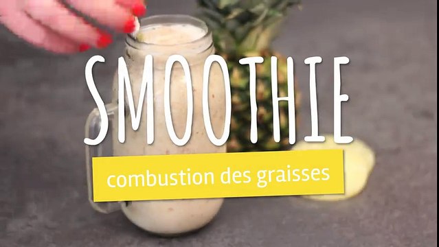 Smoothie combustion des graisses thé vert et ananas