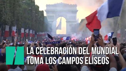 La celebración de Francia por el Mundial toma los Campos Elíseos
