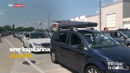 Kapıkule'de gurbetçi yoğunluğu