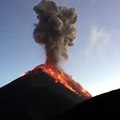 volcan de fuego espectacular erupcion explosiva en guatemala