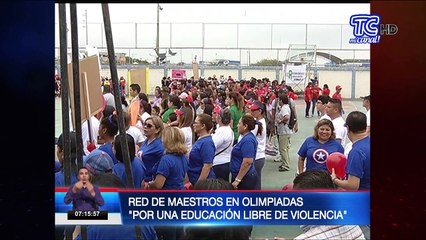 Red de Maestros en olimpiadas “Por una educación libre de violencia”