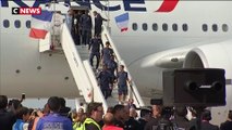 Les Bleus ont atterri à Roissy