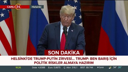 Helsinki'de Trump-Putin Zirvesi