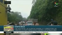 CNE mantiene alertas por fuertes lluvias que azotan Costa Rica