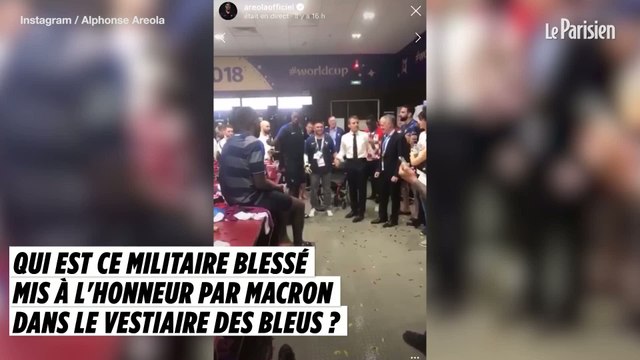 Qui est ce militaire blessé au Mali, mis à l'honneur par Macron dans le vestiaire des Bleus ?