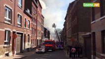 A Verviers, important incendie rue de Stembert