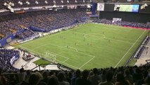 Extrait du match Montréal-Toronto au Stade Olympique de Montréal (22 novembre 2016)