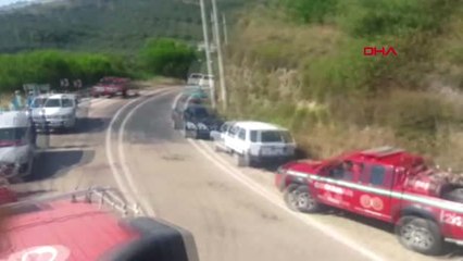 Balıkesir Erdek'te 10 Hektar Zeytinlik Yandı