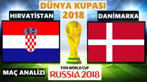 Hırvatistan - Danimarka Maç Özeti Öncesi Analiz Dünya Kupası 2018