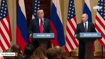 Trump Doesn't Denounce Russia For Election Meddling, Asks About DNC Server And Clinton Emails