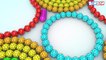 Learn Colors with Fidget Spinner 3D Spiral Soccer Balls for Kids #z  Colours Rainbow for Children