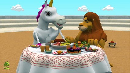 león y el unicornio | rimas en ingles | Lion And The Unicorn | Little Treehouse