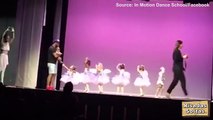 Pai dança ballet com bebé ao colo para salvar a filha do medo do palco