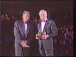 Johnny Hallyday avec Yves Montand - 1991