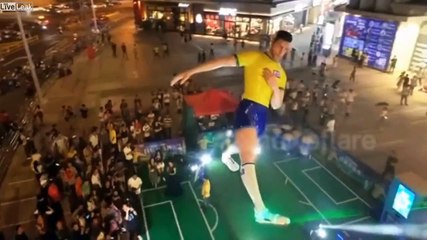 China unveils giant Neymar sculpture to welcome World Cup
