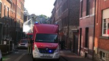 Un incendie ravage un dépôt de meubles à Verviers