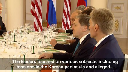 Trump and Putin discuss alleged election interference