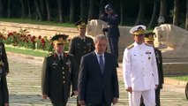 Milli Savunma Bakanı Akar ve kuvvet komutanları Anıtkabir'i ziyaret etti - ANKARA