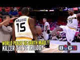 Ron Artest KICKS Ball Into The Crowd & Gets Ejected! PISSED at Ref!  Killer 3's vs Trilogy @ Big 3!