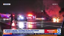 At Least 2 Killed, Several Injured in Suspected DUI Crash on Southern California Freeway