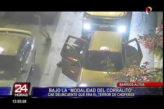 Barrios Altos: capturan a delincuente que robaba bajo la modalidad del “corralito”