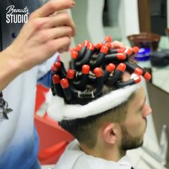 OMG! Permanent beach waves for men?  by Cenkinz HairLoungeIG: