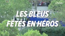 Regardez la descente triomphale des Bleus sur les Champs-Elysées