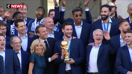 Les Bleus à l'Elysée