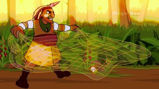 Wood Pecker, Deer And Tortoise - Jataka Tales In English - Animation / Cartoon Stories For Kids
