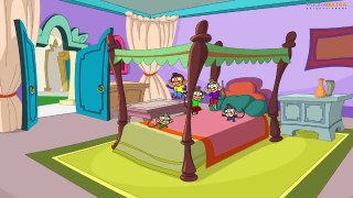 Five Little Monkeys Jumping on the Bed | Cartoon Nursery Rhymes for Children