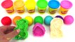 Learn Colors with Play Doh Balls and Ball Cups Surprise Toys