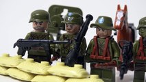 Lego WW2 Chinese German Army Soldiers Brickarms Toy Guns Review Великая отечественная войн