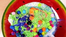 Making Slime With Gloves - Mixing Ingredients - Popping 10-Gloves