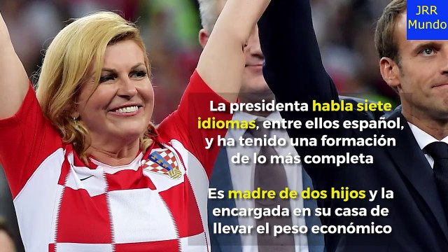 Así es la presidenta de Croacia, Kolinda Grabar-Kitarovic