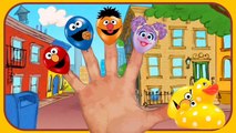 Bert & Ernie Sesame Street Finger Family Song Nursery Rhymes Video for Kids and toddlers