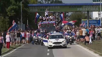 استقبال أسطوري للمنتخب الكرواتي