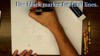 How To Draw A Star Without Picking up Your Pencil Basic Drawing Lesson for Kids