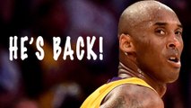 Kobe Bryant RETURNING To The BASKETBALL COURT!