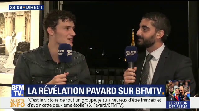 C'est un truc de ouf. Je ne m'en rends pas encore complètement compte , témoigne Benjamin Pavard