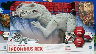 DINOSAURS Jurassic World Indominus Rex & Velociraptor Blue Dinosaur Toypals.tv