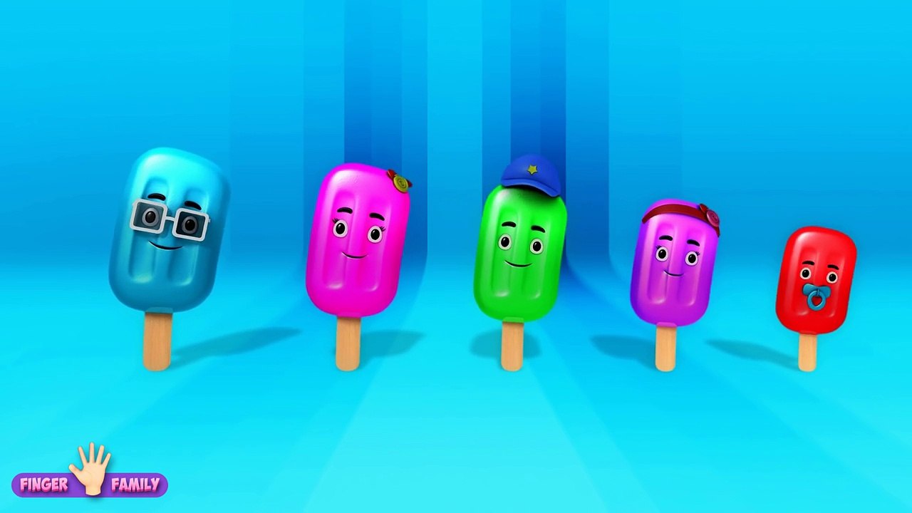 The Finger Family Ice Cream Family Nursery Rhyme | 3D Ice Cream Finger Family Songs