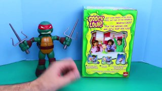 Yucky Boogers! Gooey Louie Sticky Snot Game Play Doh Boogers with a Ninja Turtle by ToysRe